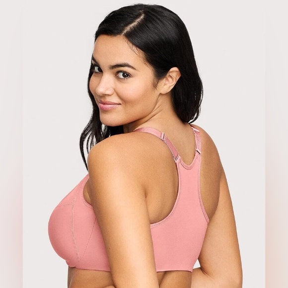 Glamorise Front-Closure Smoothing WonderWire Bra Apricot 40DD NEW WITH TAGS - Picture 2 of 5